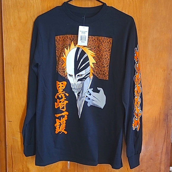 Ripple Junction Other - NWT Bleach Ichigo Orange Cutout Shirt Adult S